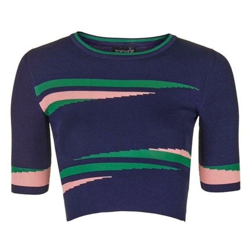 Topshop Cropped Top Size 4